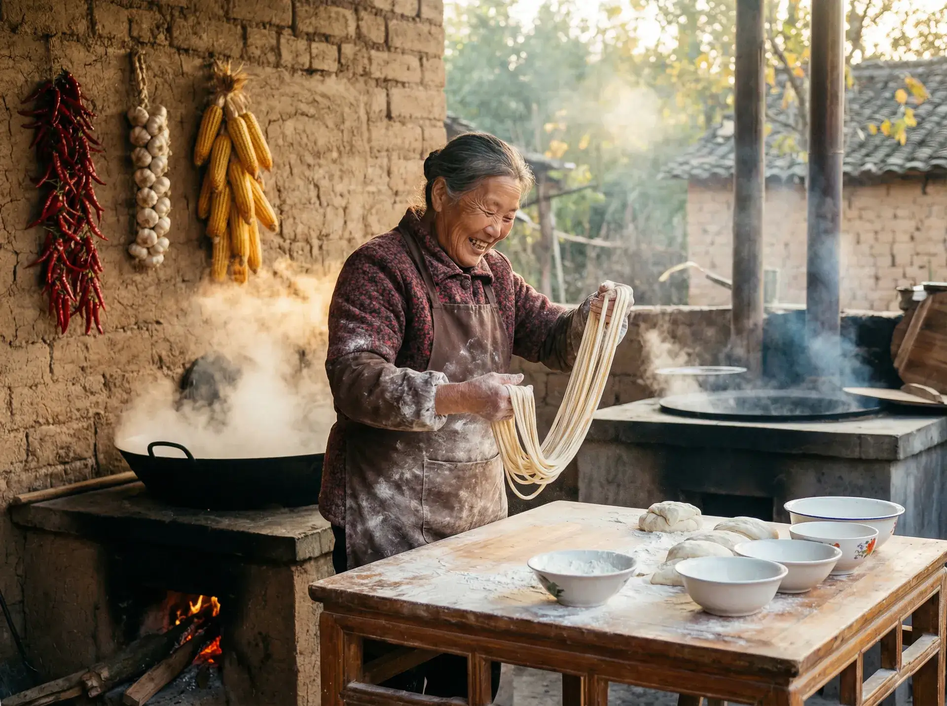 农家大嫂手擀面 - 奇米第四色444888 乡村美食